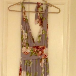 Long flower dress
